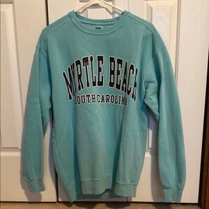 Myrtle Beach South Carolina Womens's Blue Crewneck
